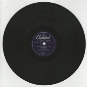 NAT "KING" COLE 78T25 Capitol CL 14251 Darling Je Vous Aime Beaucoup / The Sand And The Sea (Copie)