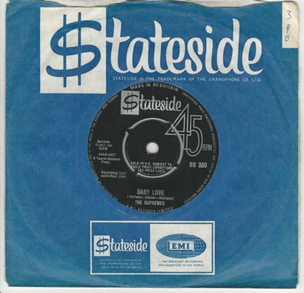 THE SUPREMES 45SP Stateside SS 350 Baby Love / Ask Any Girl