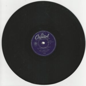 NAT "KING" COLE 78T25 Capitol 3095 A Blossom Fell / If I May