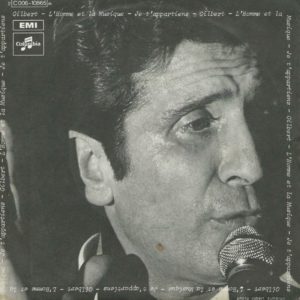 Gilbert BECAUD 45SP Columbia 2C006 10865 L'homme Et La Musique / Je T'appartiens