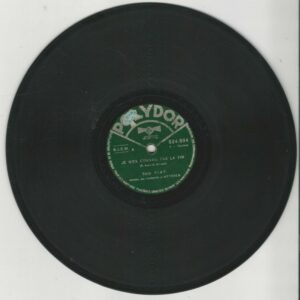 Edith PIAF 78T25 Polydor 524 594 Je N'en Connais Pas La Fin / C'est Lui Que Mon Coeur A Choisi
