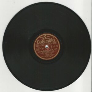 Edith PIAF 78T25 Columbia BF 128 Le Prisonnier De La Tour / Bal Dans Ma Rue