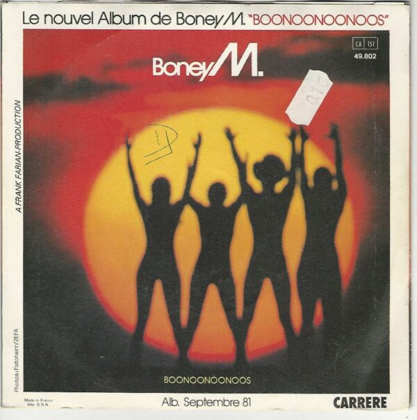 BONEY M 45SP Carrère 49 802 Malaika / Consuela Biaz – Image 2