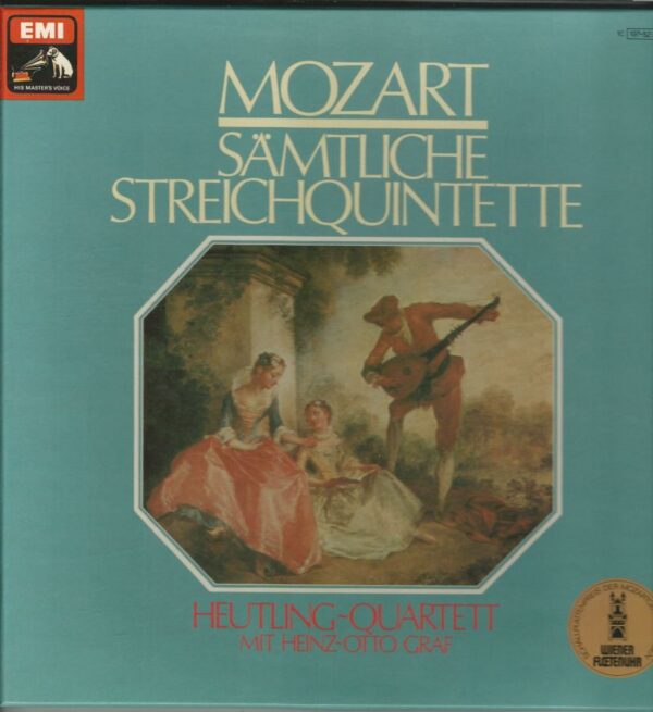 HEUTLING-QUARTETT mit Heinz-OTTO GRAF Coffret 33Tx3 His Master's Voice 1C197 52 504/506 Mozart: Sämtliche Streichquintette