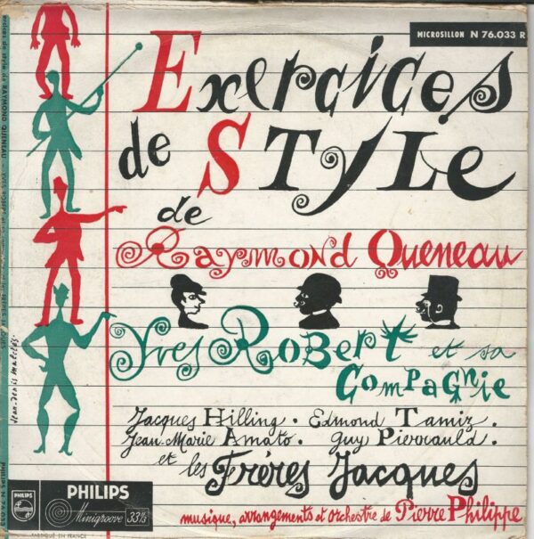 Yves ROBERT-LES FRERES JACQUES +++33T25 Philips N 76 033 R: Exercices De Style