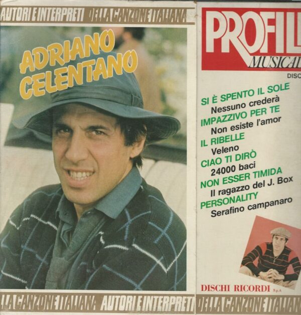 Adriano CELENTANO 33T Profil Musicali SRIC 009 Adriano Celentano