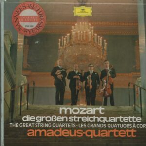 AMADEUS QUARTETT Coffret 33Tx5 Deutsche Grammophon 2720 055 Mozart: Les Grands Quatuors A Cordes