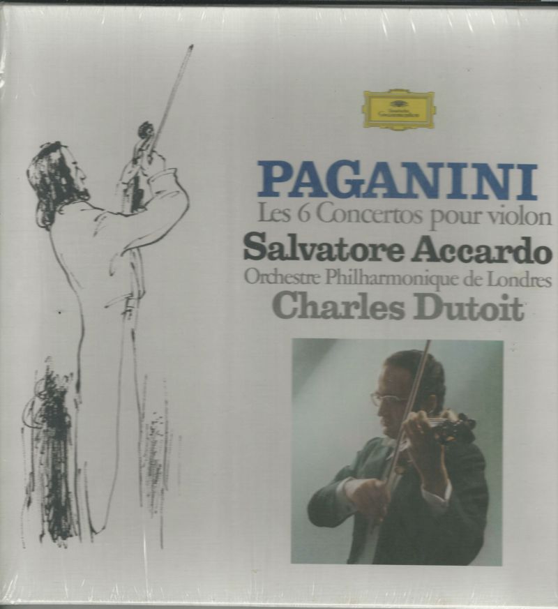 NEW Salvatore ACCARDO Coffret 5 LP Deutsche Grammophon 2740 121 Paganini Les 6 Concertos pour Violon