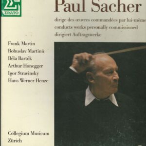 Paul SACHER Coffret 33Tx3 Erato 75297 Dirige des Oeuvres Commandées par Lui-même