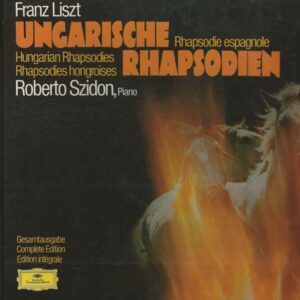 Roberto SZIDON piano Coffret 33Tx3 DGG 2720 072 Liszt: Ungarische Rhapsodien