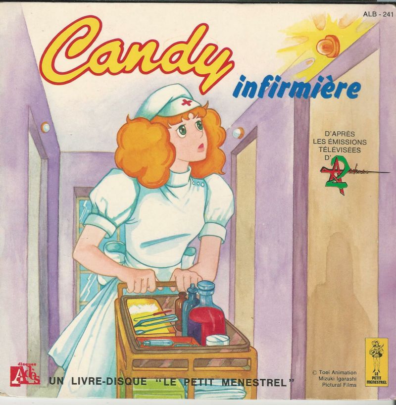 Marie MYRIAM 45T Livredisque Petit Ménestrel ALB 241 Candy Infirmière