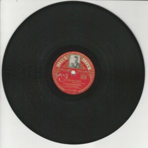 Louis ARMSTRONG 78T25 Decca photo MU 60492 La vie en rose/C'est si bon
