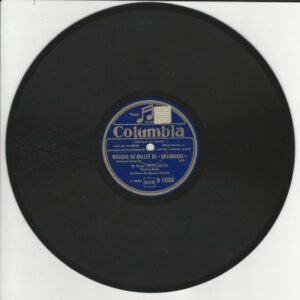 M. René BENEDETTI violon solo 78T25 Columbia D 13088 Musique de Ballet de Rosamunde/Menuet