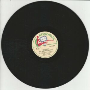 Zouma KOUMASSI 78T25 Africavox A 107 04 Chanson des Génies Haouka Mission Niger 1950-51
