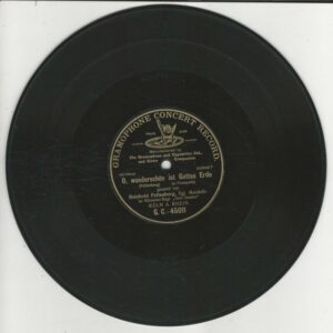 Reinhold FELLENBERG cornet 78T25 GCR Monoface GC 45011 O Wunderschön ist Gottes Erde