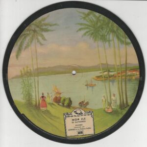 Marcelle DARELLE Picture disc 78T25 Saturne J 311 Les quais de la Seine / La chanson de ma banlieue