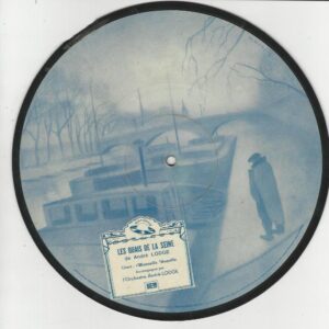 Marcelle DARELLE Picture disc 78T25 Saturne J 311 Les quais de la Seine / La chanson de ma banlieue