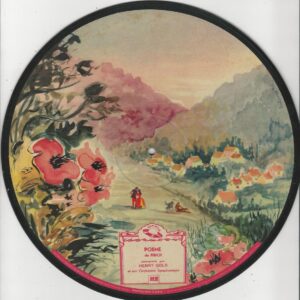 Henry GOLD Picture disc 78T30 Saturne J 805/T 805 Poème de Fibich / Fantaisie Hongroise