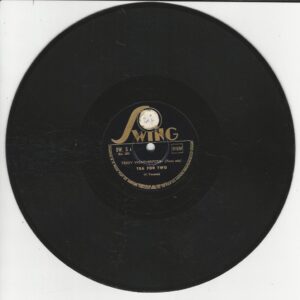 Teddy WEATHERFORD piano solo 78T25 SWING SW 5 Tea for two / Weather beaten blues