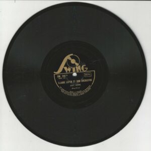 Claude LUTER 78T25 Swing SW 268 Just gone / Graveyard dreams blues (Copie)