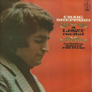 Craig SHEPPARD 33T Classic for pleasure stéréo CFP 40051 A LISZT recital including Sonata for piano