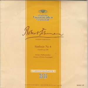 Wilhelm FURTWANGLER 33T25 Deutsche Grammophon Big Tulip 16063 LP Schumann: Sinfonie N° 4 d-moll op 120